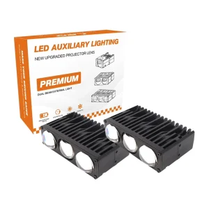 U89 70W 7000LM LED Grille Light External Auxiliary Lighting Laser Lens Light White Color DC9 30V 3570 Chip LED Driving Lamp