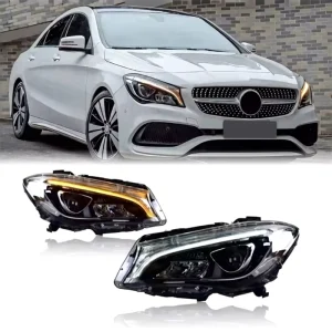 US EU Version Front LED Headlight Tuning Lightings Upgrade Plug & Play for Mercedes Benz CLA W117 CLA220 CLA45 CLA260