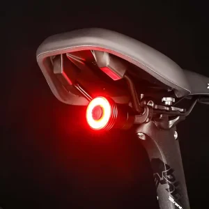 USB Charge Waterproof Brake Sensing Bicycle Rear Lights Safety Warning LED Bike Tail Light