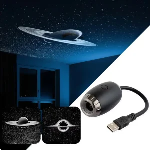USB Star Projector Night Light Adjustable Romantic Starry Sky Projector Car Light Atmosphere Decorative Auto Roof Light