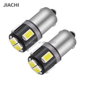 Ultra Bright BA9S 5630 6SMD LED Turn Signal T4W Car Dome Bulbs Reverse Brake Stop Backup 6000-6500K Plug & Play