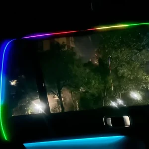 Ultra Thin 3.5 Meters Universal RGB Ambient Light for Car Door Frame USB