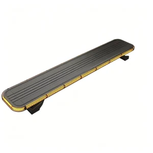 Ultra-Thin Amber LED Warning Light Bar 150-294 LEDs 12-24V for Trucks Multi-Function 16-Mode Safety Signal Bar