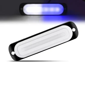 Ultra thin 6 LED Truck Warning Light Waterproof Flashing Light Car Side Marker Strobe Lights 12V 24V