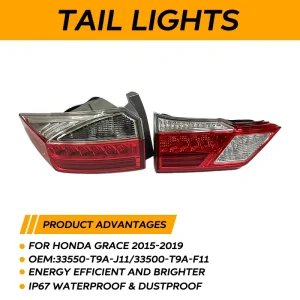 Unique Rear Lamp With Manufacturer Provide Straightly for GRACE Honda City Tail Light