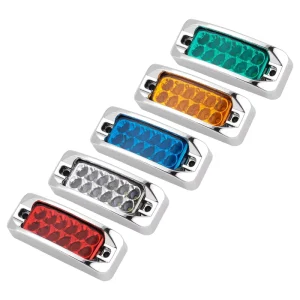 Universal 12V-24V 12LEDs LED Side Marker Strobe Light for Cars Trucks Trailers Vehicles