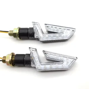 Universal 12V Amber LED Motorcycle Turn Signal Lights