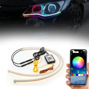 Universal 12V Car Ambient Light Kit LED Strip Interior Lamp Dream Color Light Strip