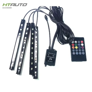 Universal 12V Car Internal Ambient Light Strip System Automotive LED Atmosphere Vehicle Foot Light
