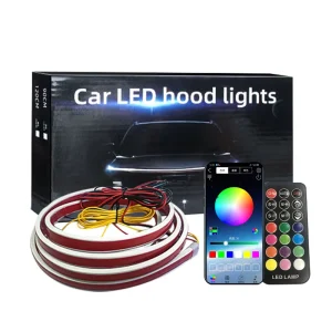 Universal 12V Waterproof Decorative LED DRL Car Scanner Cover Daytime Running Light
