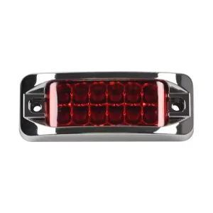 Universal 24V 12LED Truck Side Marker Light High Low Beam Strobe Warning Signal Lamp Waterproof Clearance Light