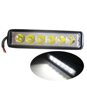 Universal 6Inch LED Offroad Fog Work Light Bar 6LED 18W 6000K Vehicle Parts Accessories Lighting Systems Auto Exterior Lighting