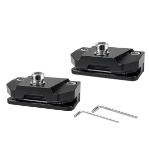 Universal Aluminum Alloy Hood LED Work Light Pods Mount Bracket Hood Light Mounting Brackets Ditch Light Brackets for Truck Car