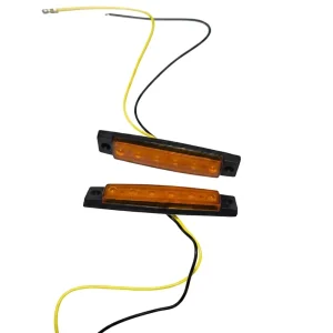 Universal Amber Side Marker Light 24V Orange Side Lamp Bus Spare Parts