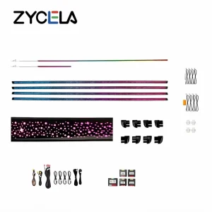 Universal Car Ambient Light Kit 64 Color Starry Sky Interior LED Auto Lights 12V 1 Year Warranty RGB