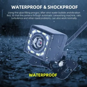 Universal Car Backup Camera HD Night Vision AHD Sensor DC 12V 1W Power Reversing Auxiliary Line