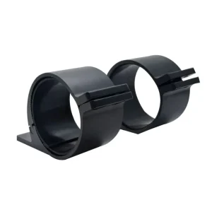 Universal Car Bracket 2x 3 Inch 76mm Bull Bar Light UHF Bracket Clamp 4×4 Mount Black LED Light Bar Mounting Bracket