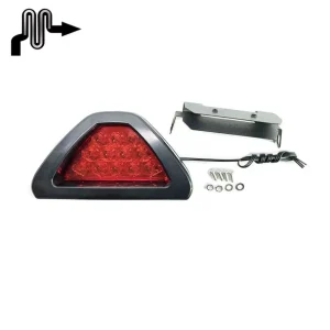 Universal Car Brake Light 12 LED Rear Tail Brake DRL Stop Light Strobe Fog Lamp Waterproof F1 Style Red 12V High Power