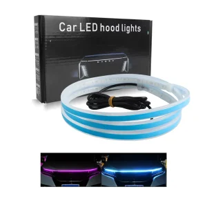 Universal Car DIY Flexible LED Light 1.2M 1.5M 1.8M Led Strip Lamp Animated Car Exterior Hood Headlight Decoration Light