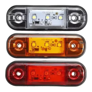 Universal Car Trailer Truck Side Marking Light Settlement Light 12-24V Side Marking Indicator Light for Truck Heavy Duty