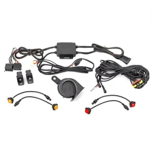 Universal Fitment with Horn Hazard Light Function Amber and Red Side Turn Signal Lights for Cars UTV