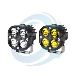 Universal Flush Mount Off-road 4 Inch LED Off Road Pod Lights with Laser Light for Cars Trucks 12V