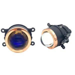 Universal Fog Light for Car Motorcycle Driving Fog Lamp Auto Projector Spotlight High Low Beam Two Color Lens Auxiliary Lights