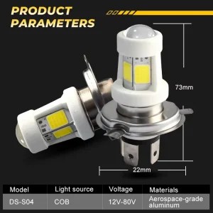 Universal Headlamp Motorcycle Headlamp Led Light Motorcycle Foglight
