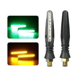 Universal IP67 Direccionales Para Moto 9 LED Motorcycle Rear Indicator Blinker Waterproof Motorcycle Signal Lights