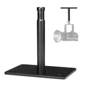 Universal Iron Video Light Wall Mount Bracket with 1/4-Inch Ceiling Holder for Photography Lights