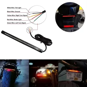 Universal LED 48SMD Brake Tail Light Turn Signal Lamp for Motorcycle Essential Motorcycle Lighting System