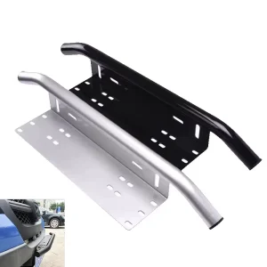 Universal LED Auxiliary Light Bracket for Car Universal Mounting Frame Cars Front License Plate Frame Bracket