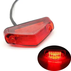 Universal LED Brake Stop Rear Tail Light Lamp DC 12V for Motorcycle Motorbike ATV Dirt Bike Motorcycle Lighting Systems
