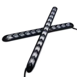 Universal LED Conversion Daytime Running Lights Arrow Streaming Turn Signal Lights Waterproof Car Light Bar
