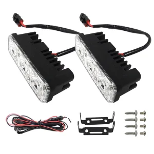 Universal LED Daytime Running Light Waterproof DRL Fog Lamp Driving Light for Car SUV Truck
