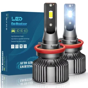 Universal LED Front Driving Lights for Car & SUV 50W Faros LED H7 H11 H4 9012 880 9145 All Weather Headlight Bulbs