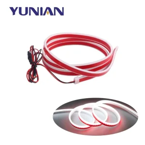 Universal LED Scan Starting Car Hood Decorative Lamp Daytime Running Light DRL Dynamic Auto Headlight Strip 12V