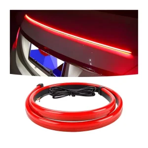 Universal LED Third Brake Light with Turn Signal Feature for Cars and Trucks Rear Windshield Braking and Running Lights
