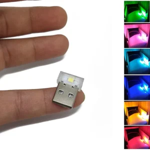 Universal Mini LED Night Light Touch & Soundproof Interior Car Atmosphere Auto Interior Lighting