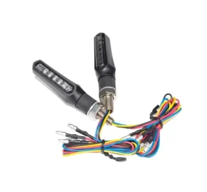 Universal Motorcycle LED Turn Signals Indicator Light Tail Light Warning Light