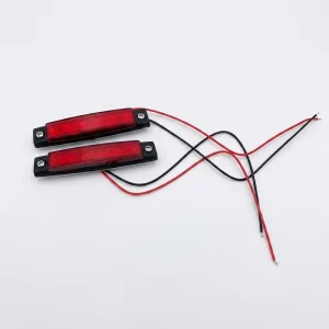 Universal Red Side Clearance Light 24V Rear Side Warning Lamp Bus Replacement Parts for Yutong Higer Kinglong Sunlong Coach