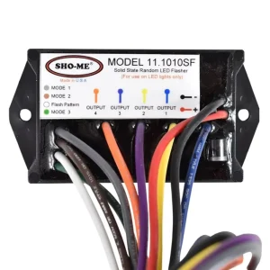 Universal Solid State Strobe Style 4 Channel Output LED Flasher Module