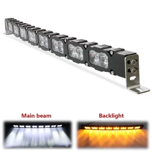 Universal Truck Exterior Accessories Black LED Light Bars Offroad Curved Light Bar DRL 9-36V DC IP68