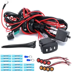 Universal Utv Turn Signal W rocker Switch Amber Turning Flashers Utv Turn Signal Kit for Utv Atv