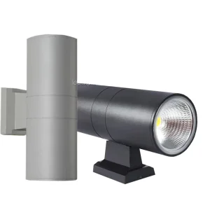 Up and Down Wall Light IP65 Gate Outside Lighting Fixture Exterior Lamp Sconce Wall Mounted Led Outdoor Wall Light Cylinder