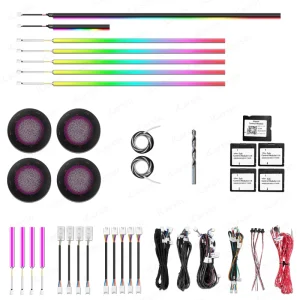 Upgrade 256 Colors Symphony LED Car Interior Ambient Lighting for BMW 4 Series F33 F36 Atmosphere Strip Accessories