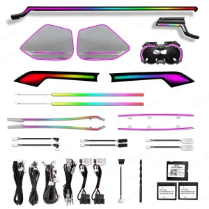 Upgrade 256 Colors Symphony Led Car Interior Ambient Lights Decoration for Audi A5 Coupe B9 Atmosphere Strip Accessories