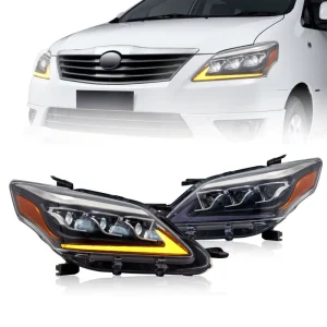 Upgrade Car Head Light Led Assembly Headlight for Toyota Innova Waterproof Daytime Running Lamp