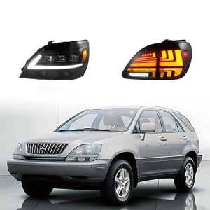 Upgrade Clear Lens LED Head & Tail Lights for Lexus RX ABS+LED Retrofit Upgrade