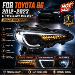 Upgrade Factory LED Headlight New Style Turn Signal Car Head Light for Toyota 86 GT86 FT86 Subaru BRZ Front Lamp